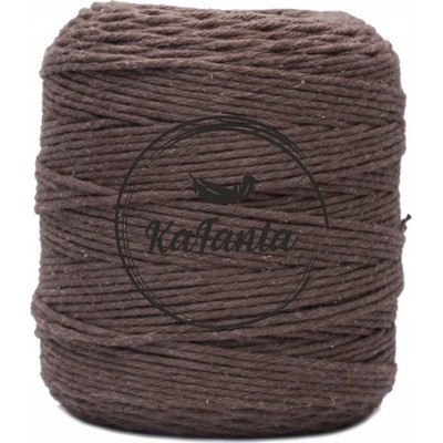 Macrame priadza KaFanta 3mm/200m - hnedá