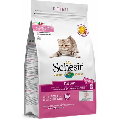 Schesir Cat Kitten kuře a rýže 1,5 kg