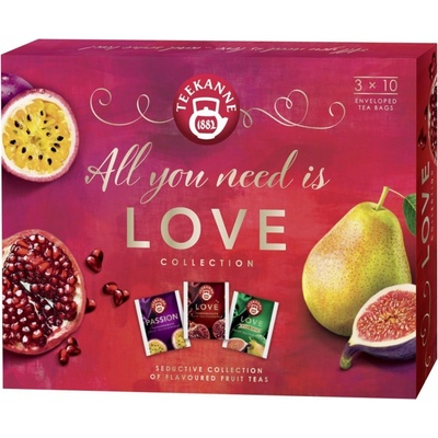 TEEKANNE COLLECTION LOVE ovocno bylinné čaje 3 druhy po 10 nálev. vrecúšok