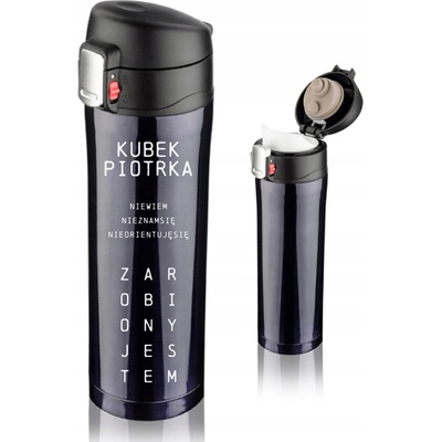 Blue Collection Lock Termohrnek hnědý 440 ml