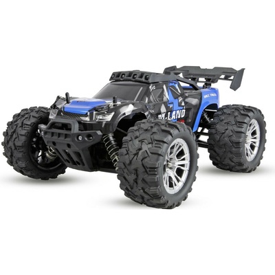 M-Land RC Truggy 48km/h 4WD RTR modrý, LED, Waterproof 1:16
