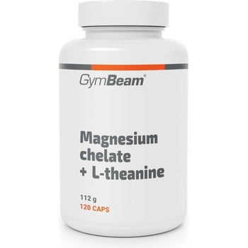GymBeam Магнезиев хелат + L-теанин 120 капс