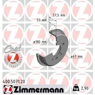 Brzdový buben ZIMMERMANN 400.5071.20