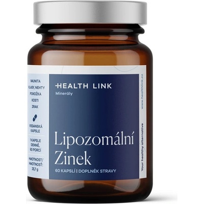 Health Link Lipozomálny zinok 60 kapsúl