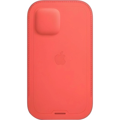 Apple Оригинално Apple кожено калъфче MagSafe за iPhone 12 Pro Max - Червена KP28767 (28767)