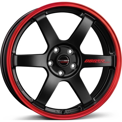 Borbet DB8GT2 8,5x19 5x114,3 ET40 black matt rim red