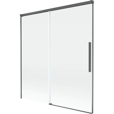 Mexen Rox душ паравани 2-крилен плъзгащ се 150 x 150 см, прозрачен, матово сив-оръжеен - 8C9-150-001-66-00 (8C9-150-001-66-00)