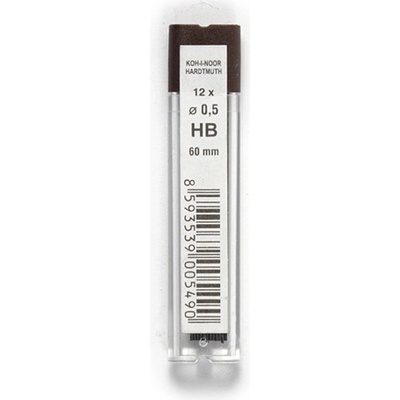 Koh-i-noor Tuhy do mikrotužky HB 60 mm 0,5 mm 12 ks
