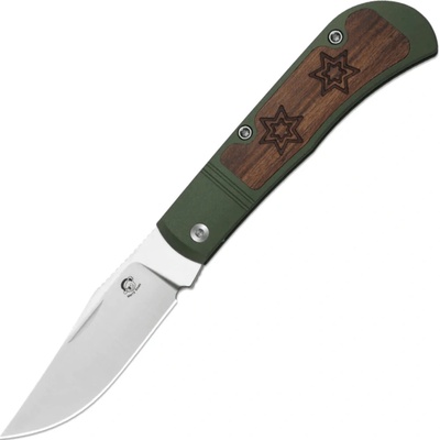 Kizer Trestle S45VN Aluminium & Mkuruti Wood Xmas edition