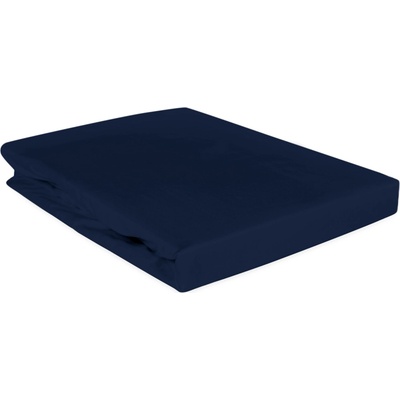 Darymex satén prestieradlo 026 tmavo modré 180X200