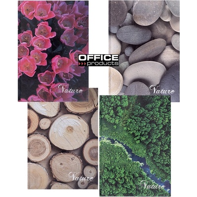 Office Products Zošit Nature A5 linajkový mix