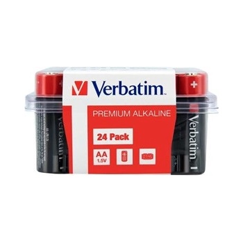 Verbatim 49505 Алкална батерия AA-LR6 Mignon, AA, 1.5V, кутия, 24 бр (49505)