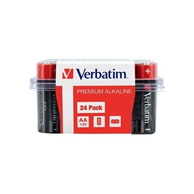 Verbatim 49505 Алкална батерия AA-LR6 Mignon, AA, 1.5V, кутия, 24 бр (49505)
