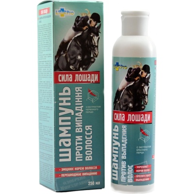 LekoPro konská sila šampón proti vypadávaniu vlasov z extraktom červenej papriky 250 ml