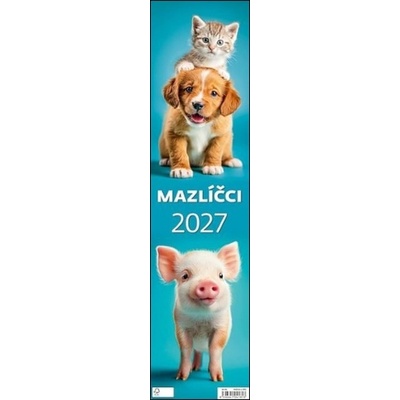 Mazlíčci vázanka nástěnný Helma 2027