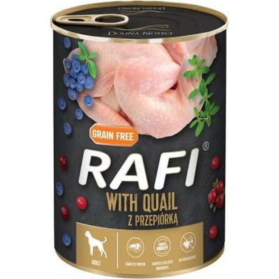 Dolina Noteci RAFI Adult QUAIL - консерва за кучета с пъдпъдък , 400 гр - Полша