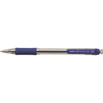 uni Химикалка, 0, 4 мм, с бутон, UNI "SN-101 Laknock Fine", синя 530311000 (530311000)