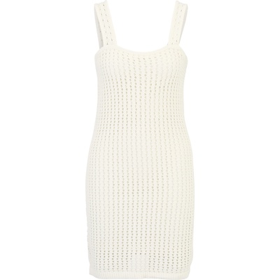 Gap Tall Плетена рокля бяло, размер S