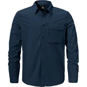 Schöffel Мъжка риза с копчета Schöffel Shirt Style Dunajec Shirt - Navy Blazer II - размер 54 (EU) (033-2492-0415)