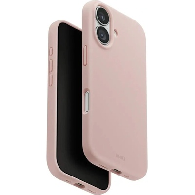 Uniq Калъф за зареждане Uniq Lino iPhone 17 Magclick - розов (8886463694879)