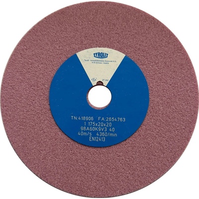 Tyrolit Brusný kotouč plochý 175 x 20 x 20 mm 98A60K9V40 T418906