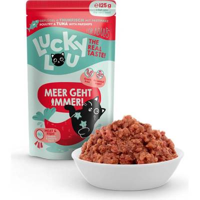 Lucky Lou Lifestage Adult s drůbežím masem a tuňákem 125 g