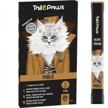 Image 1 of PABLO With Beef Heart - кремообразно лакомство за котки с говежди сърца 5 x 15 гр