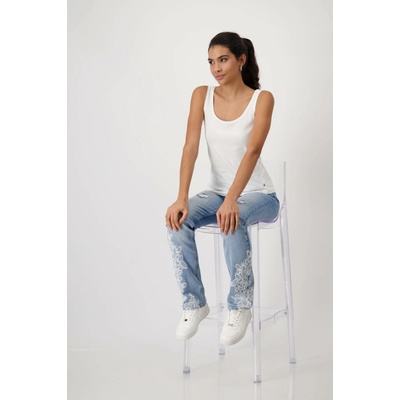 Monari top 409156 offwhite off white