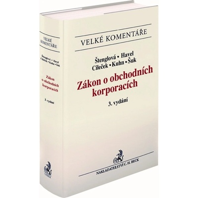 Zákon o obchodních korporacích. Komentář, 3. vydání