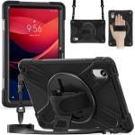 Gigapack Lenovo Idea Tab GIGAPACK Defender пластмасов протектор за телефон, устойчив на удар, каишка за рамо, ЧЕРЕН GP-179097 (GP-179097)