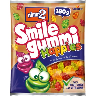 Nimm2 Smilegummi Happies bonbóny 180 g