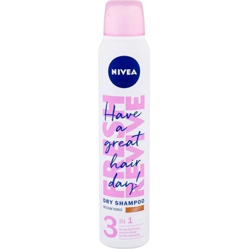 Nivea сух шампоан за коса, Fresh revive, 3in1, 200мл