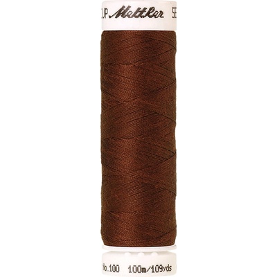 Nitě SERALON 100m na univerzální šití, polyester AMANN Mettler - více barev 6677: 0278 rezavá hnědá