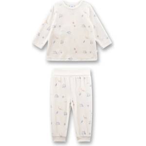 Sanetta Детско ежедневно термо бельо Sanetta Kid's Pyjama Long 222174 Pyjamas - White Pebble - размер 104 (EU) (714-1574-0116)