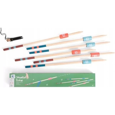 BS Toys Dřevěná sada na házení oštěpem