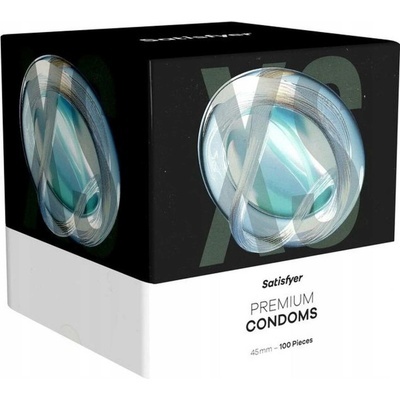 Satisfyer Latexové kondomy zvlhčené 45mm 100 ks XS