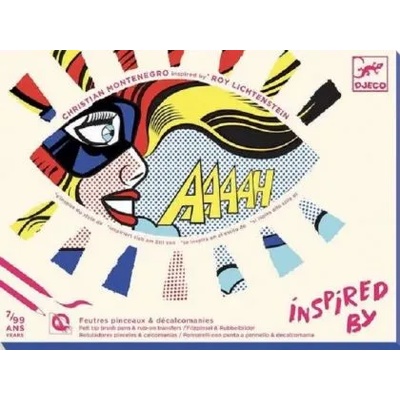 DJECO - Комплект за рисуване - Вдъхнови се от Roy Lichtenstein (DJ09376)