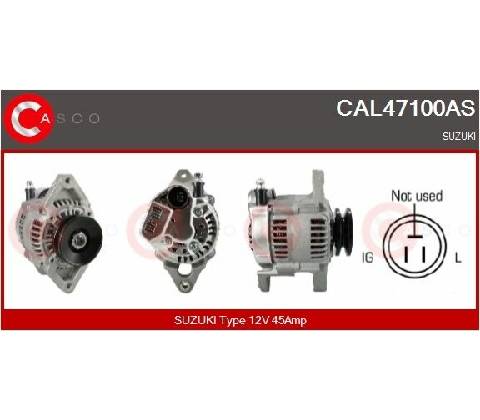 Generátor CASCO CAL47100AS