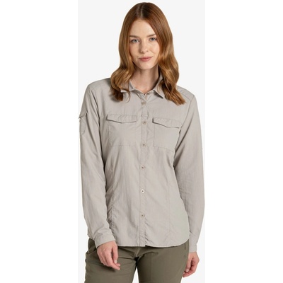 Craghoppers NosiLife Adventure Long Sleeved Shirt III svetlohnedá