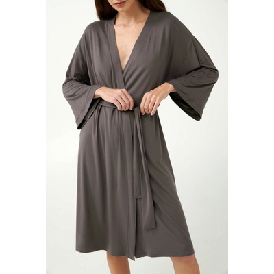 Vamp župan s dlouhými rukávy 21045 gray mauve