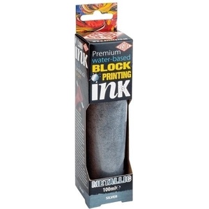 Essdee Premium Block Printing Ink Боя за линогравюра Metallic Silver 100 ml (LPI/14R100)