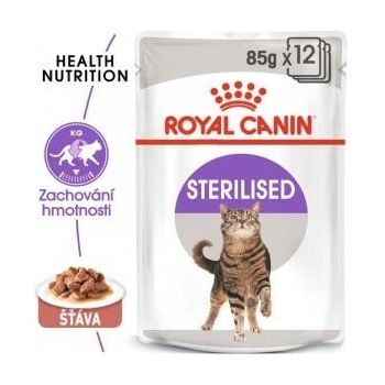 Royal Canin Sterilised v omáčke 12 x 85 g