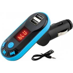  MP3-FM трансмитер за автомобил с Bluetooth, 2 х USB, Micro SD, AUX