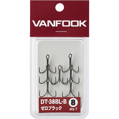 Vanfook Trojháčiky DT-38BL-B 6-veľ.10 7ks