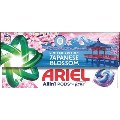 Ariel All in1 Pods Japanese Blossom kapsuly na pranie univerzálne 30 PD