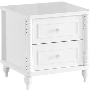 Carmen Нощно шкафче nil - бяло