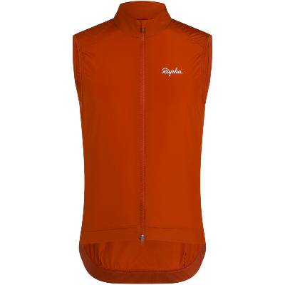 Pánska cyklistická vesta Rapha Men's Core Gilet - paprika / white M