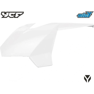 Levý spoiler pro modely BIGY pitbike YCF do roku 2021 Barva: Bílá
