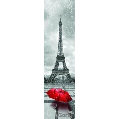 3D záložka Paris in red