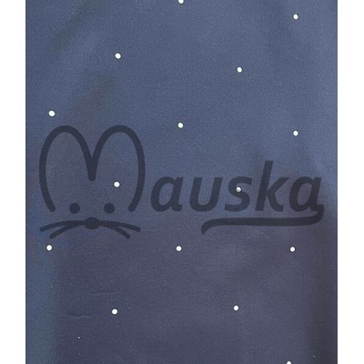 Softshell zimní puntíky na navy modré